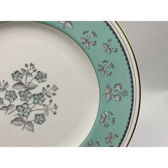 Wedgewood Bone China Pimpernel Pattern 10.5 Inch Dinner Plate Vintage Dinnerware - Picture 8 of 16